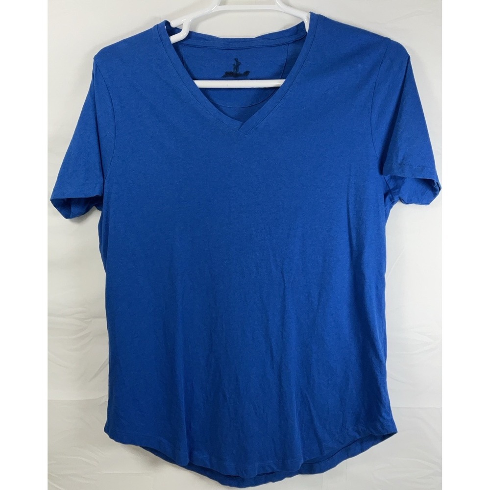 NWOT Women Johnnie-O Merediths Short Sleeve 100% Cotton T-Shirt Royal Blue Large